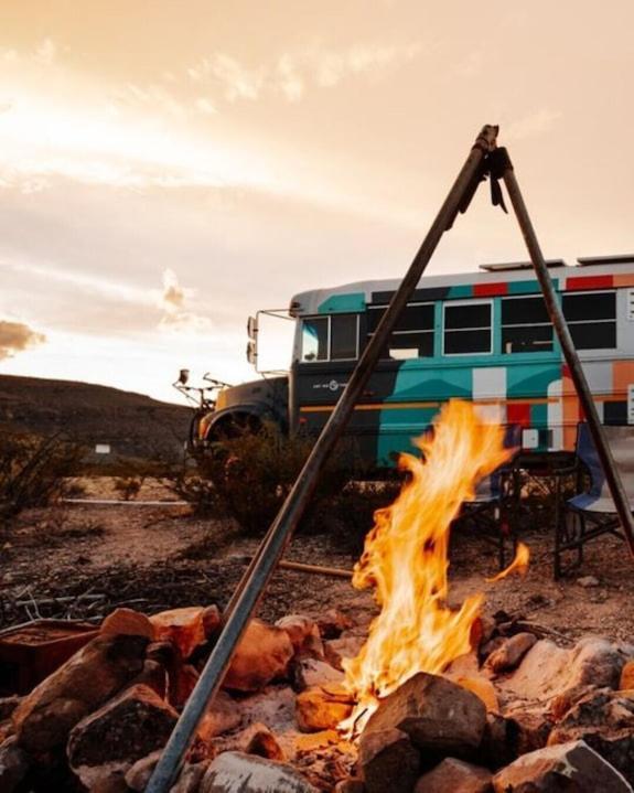 Camping At Desert Gardens Oasis At Lobo, Texas Van Horn Bagian luar foto