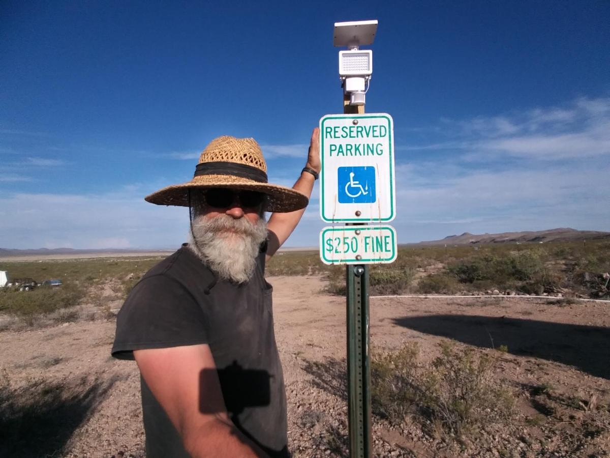 Camping At Desert Gardens Oasis At Lobo, Texas Van Horn Bagian luar foto